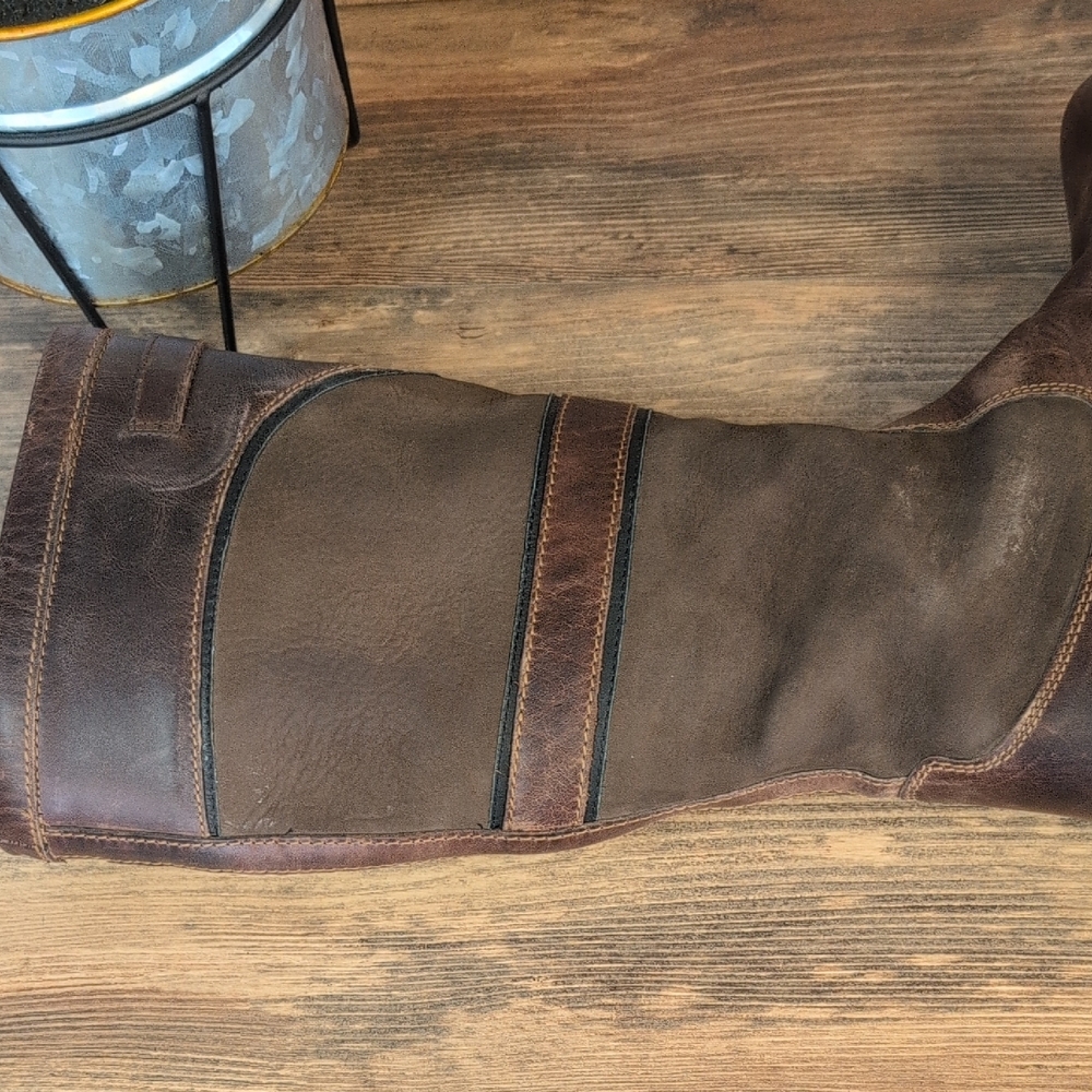 Mountain Horse Devonshire Tall Brown Leather Riding Equestrian Boots 9.5 - Picture 7 of 14